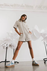Renley Striped Romper - FINAL SALE